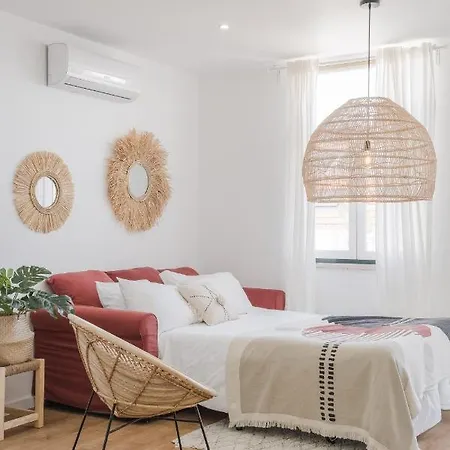 Casa Boma - Sunny With Private Balcony And Panoramic Bridge View - Ajuda I Lägenhet Lisboa